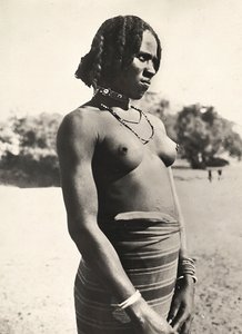 Building an Empire in the Fascist age: Cunama girl, 1936